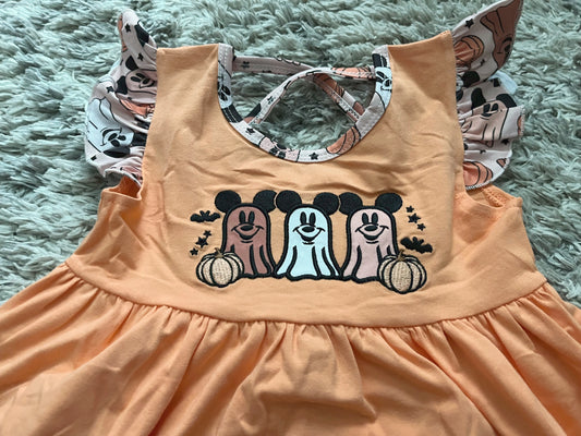 Pumpkin ghost dress