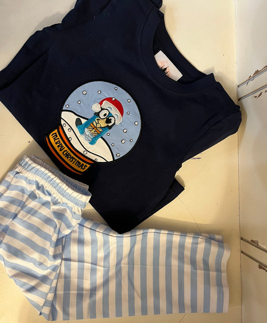 Blue globe set