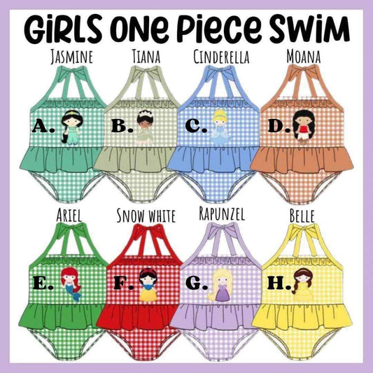 Girls swim