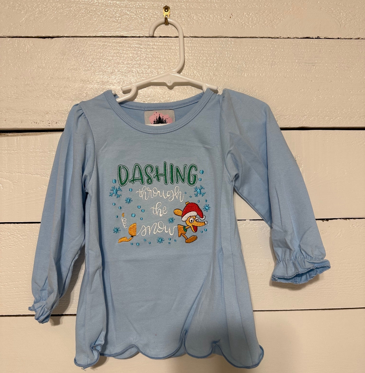 Dashing snow shirt