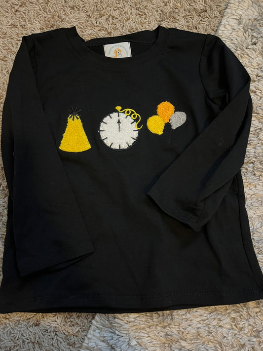 New Year’s Eve French knot shirt uni