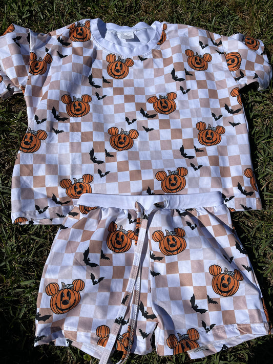 Halloween pumpkin lounge