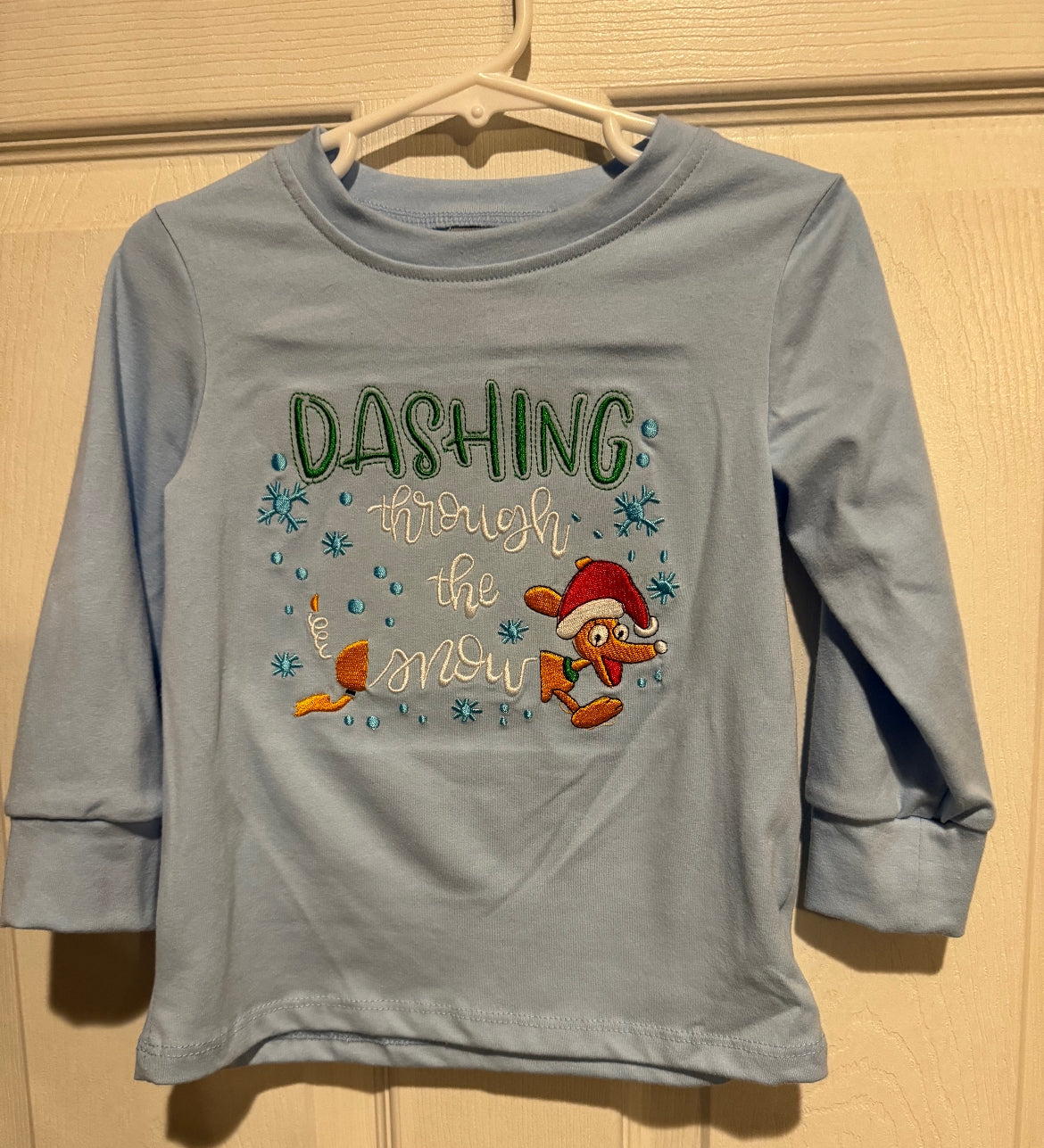 Dashing snow shirt