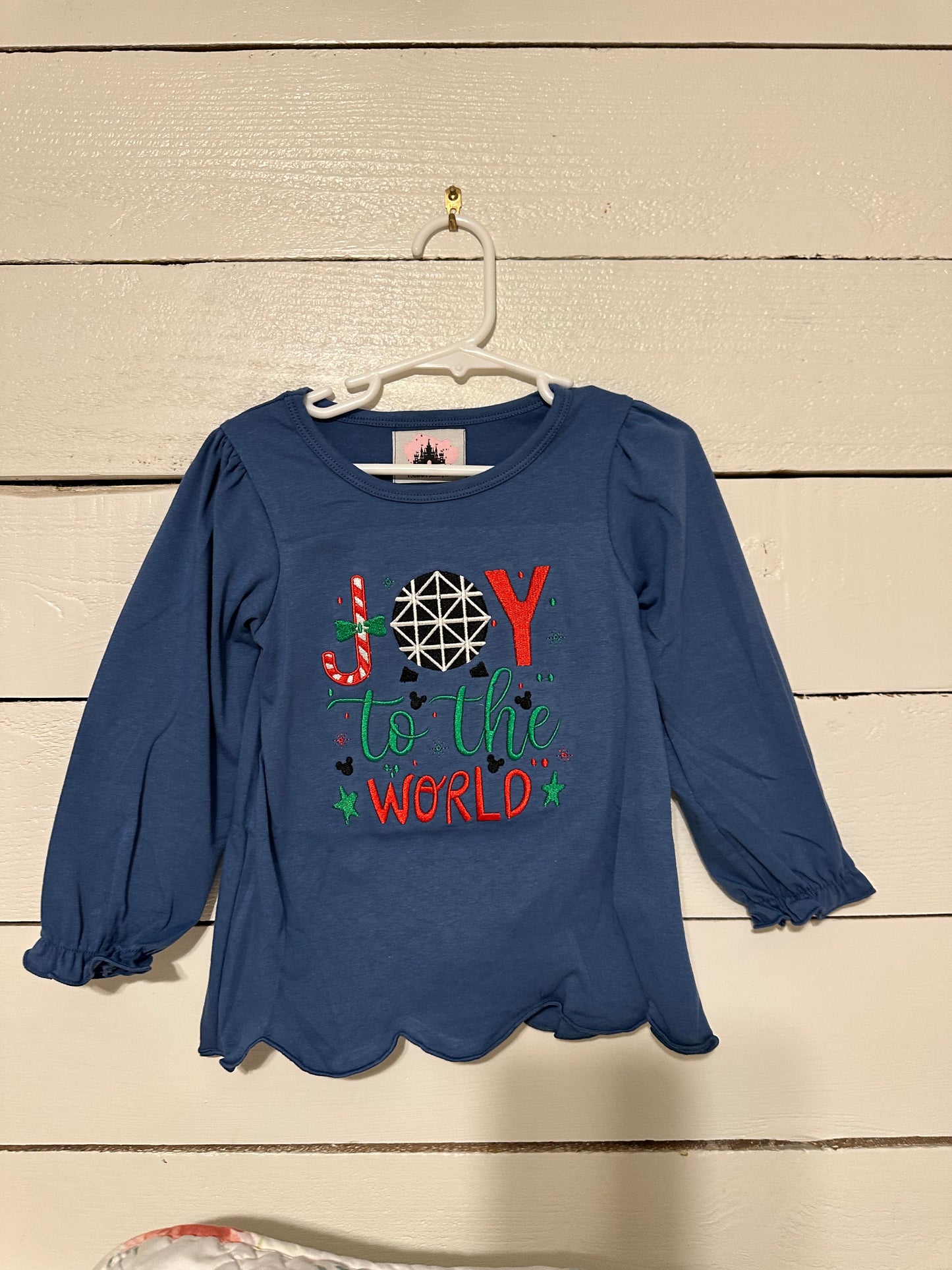 Joy to the world girl shirt